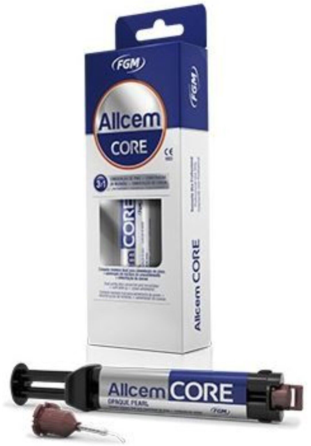 Allcem Core A1, A2, A3 and Opaque Pearl shades Dual Syringes 6 g